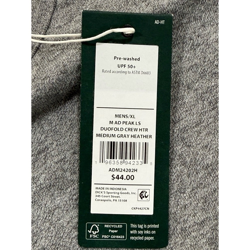 Alpine Design Duofold Crew Men's XL - Picture 7 of 7